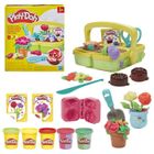 PLAYDOH Play-Doh Mon jardin de fleurs, coffret de pâte à modeler inspiré du jardinage et de la nature, loisirs créatifs pour enfants, dès 3
