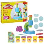 PLAYDOH Play-Doh Mon petit microscope, pâte à modeler, 9 accessoires et 5 couleurs, dès 3 ans