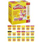 HASBRO Play-Doh Pack de 18 pots imagination, loisirs créatifs de pâte à modeler pour enfants, dès 2 ans