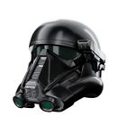 HASBRO Casque Death Trooper impérial électronique premium, avec LED avancés, article de cosplay, Dès 14 ans, Star Wars The Black Series