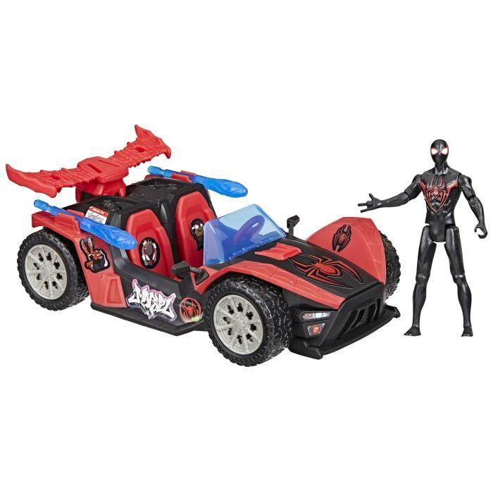 Spiderman Marvel Spider Man Venomversus Epic World Of Action Miles Morales Bolide De Course Remix - vue 2