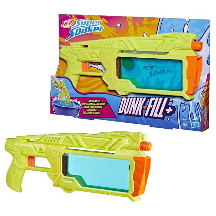 Nerf SOA Blaster à Eau Dunk-Fill+ réservoir à Remplissage instantané Facile 358 ml Nerf Super Soaker dès 6 ans
