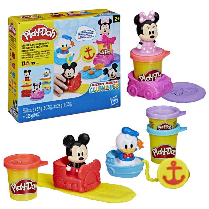 PLAY DOH G31105L0 Play Doh Disney Junior Mégapack création avec Mickey Minnie et Donald