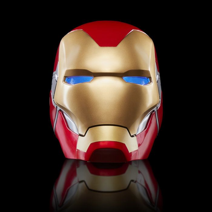 Star Wars Marvel Avengers Masque électronique à visière mobile d'Iron Man avec effets lumineux activés par la visière pour se déguiser comme son héros préféré Star Wars Marvel Avengers Masque électronique à visière mobile d'Iron Man avec effets lumineux activés par la visière pour se déguiser comme son héros préféré