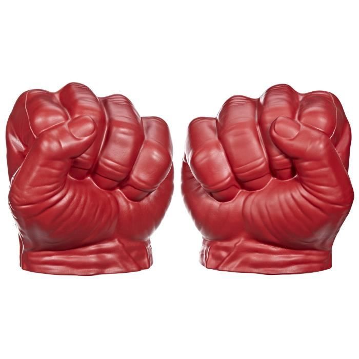 Poings Red Hulk Marvel Avengers | Déguisement Enfant 5+ | Mousse Souple | Captain America Brave New World
