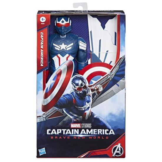Figurine Captain America 30 Cm - Sons Et Lumières - Avengers - Enfant 4 Ans+