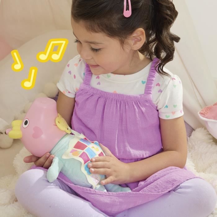 Peppa Pig – Poupée Interactive Gros Câlins Evie – 28 Cm, 20+ Sons, Biberon Et Tétine – Dès 3 Ans