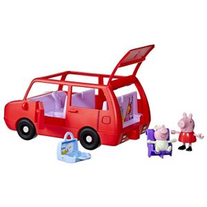 Peppa Pig, Le Camping-car avec Tente et 4 Personnages, Figurines FamIlle en Tenue de Vacances, Vélos, Feux de Camps & Accessoires, Jouet pour Enfants dès 3 Ans, PPC46 | Votre wishlist sur