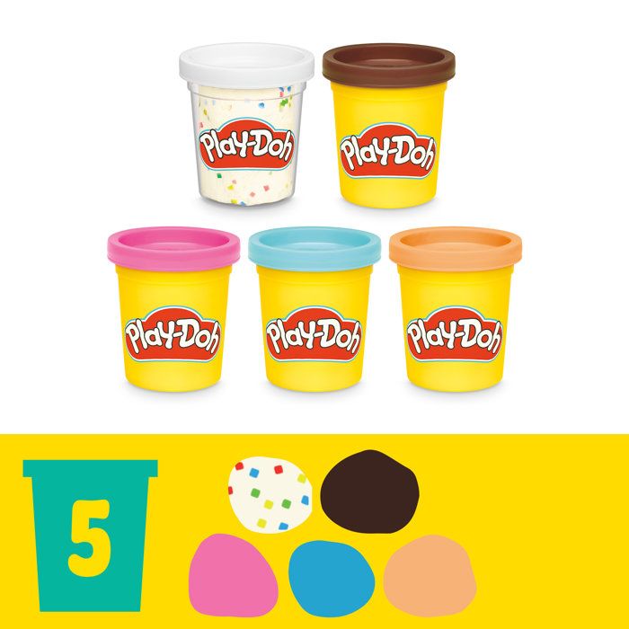 Play-Doh, coffret Tourbillon de smoothies, jouet avec pâte à modeler | Ensemble de composés à modeler non toxiques, travaux manuels pour enfants, jeu créatif, enfants de 3 ans et plus