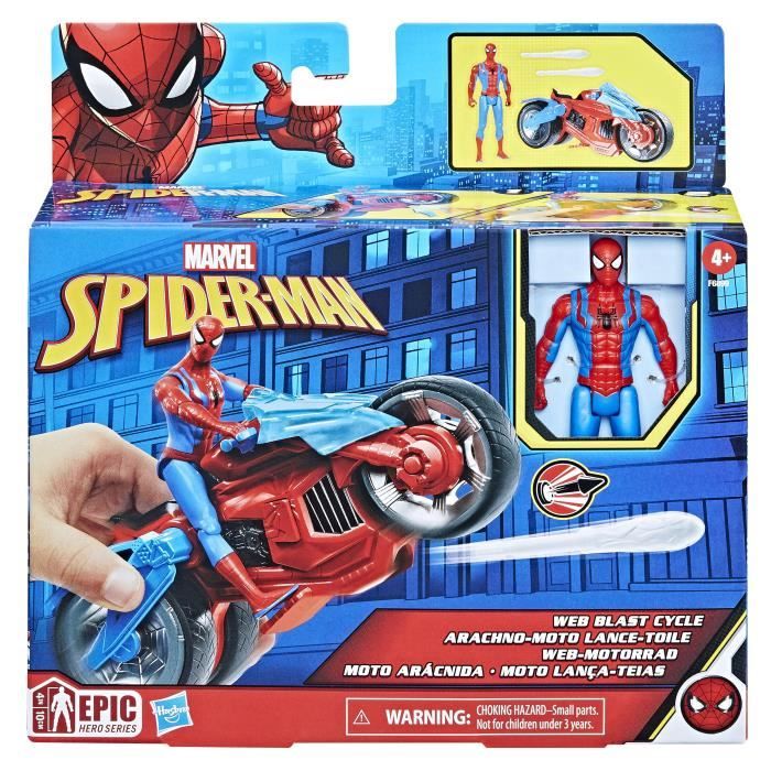 Figurine Articulée Venom Marvel Epic Hero Series - 10 Cm, 9 Points D'articulation, Accessoire Inclus