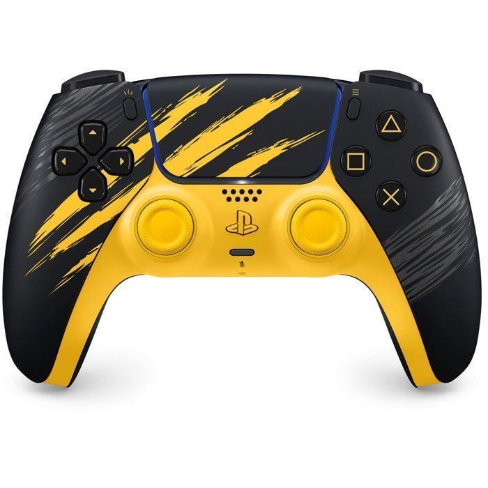 Manette sans fil DualSense - Édition limitée Marvel’s Wolverine Jaune combat I PS5 et PC