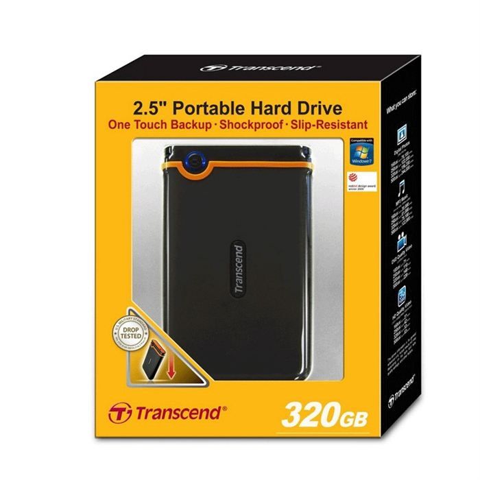 Transcend StoreJet 25M3 – disque dur Externe 2.5 – 1 To – USB 3.0 – STATION  DE TRAVAIL