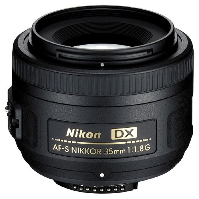 Objectif NIKON AF-S DX NIKKOR 35mm f/1,8 G pour reflex numérique - Ouverture f/1.8 - 8 éléments en 6 groupes