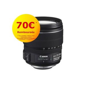 Caractéristiques techniques objectif Canon 70-300 EF 70-300mm f4-5.6L IS USM