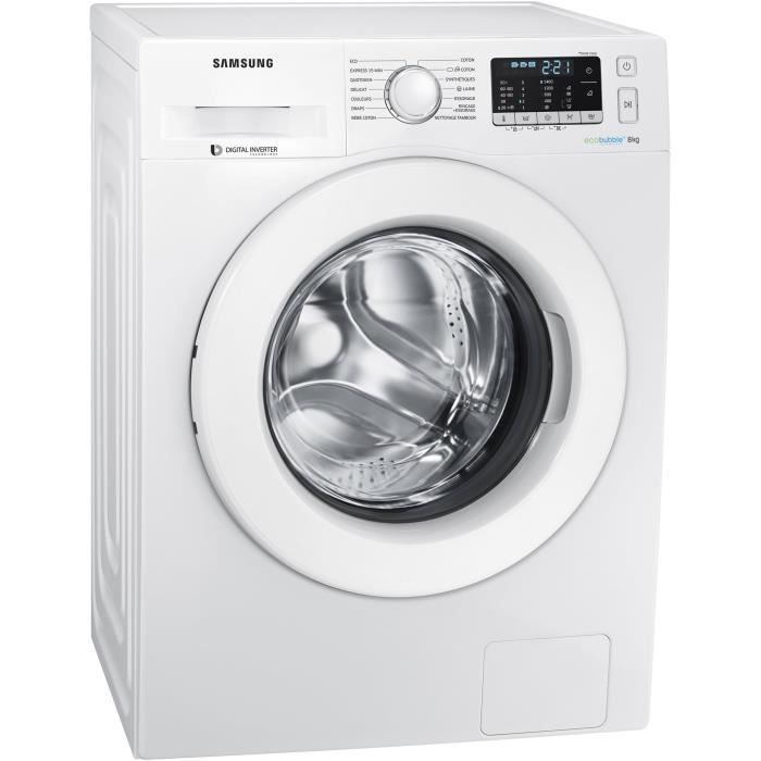  WW80J5455MW - Lave linge frontal 8kg - 1400 tours1