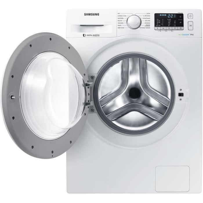  WW80J5455MW - Lave linge frontal 8kg - 1400 tours2