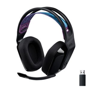 Casque gamer - Sans fil - Logitech G - G535 Lightspeed - PS5, PS4, PC, MAC - Noir
