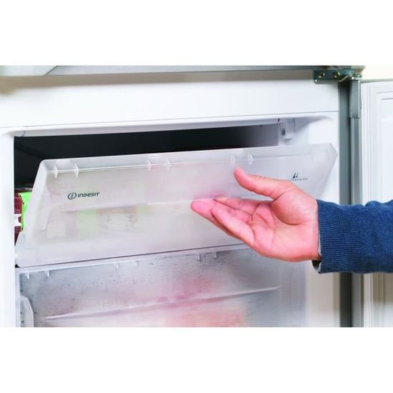 Indesit ncaa55 - refrigerateur congelateur bas - 217l 150+67 - froid  statique - a+ - l 55cm x h 157cm - blanc INDESNCAA55 - Conforama