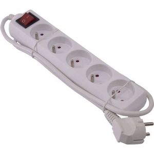 MULTIPRISE I-WATTS Bloc multiprise 5 prises avec interrupteur