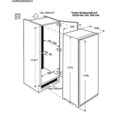 FAURE FBA32055SA - Réfrigérateur 1 porte encastrable - 319L - Froid statique - A+ - L 54cm x H 177,2cm-1