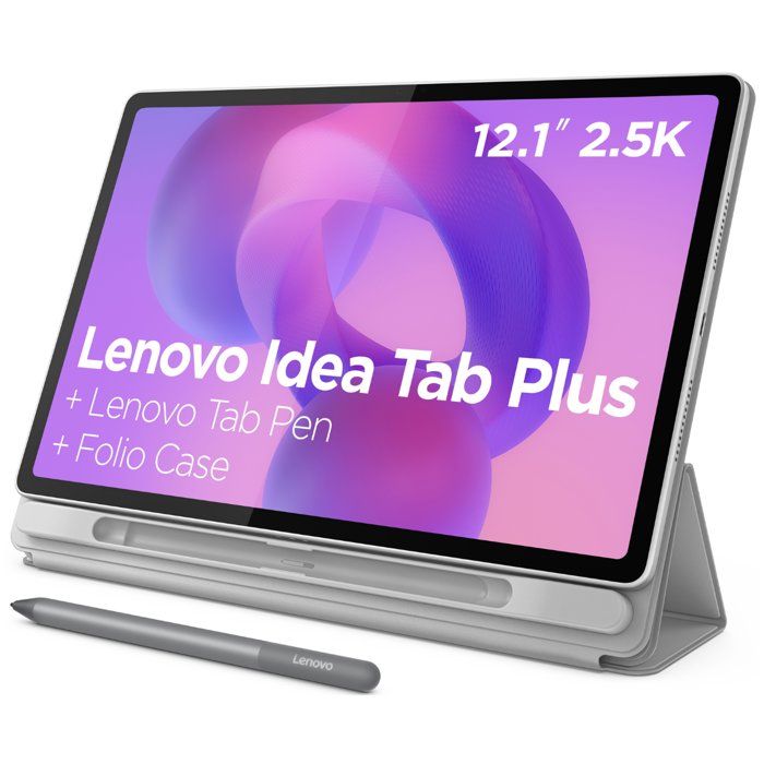 Tablette Tactile LENOVO IdeaTab Plus 121 25K IPS 8 Go RAM Stockage Stylet + Folio