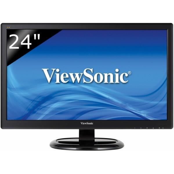 Vente Ecran PC VIEWSONIC Ecran LED VA2465SH - 24" - FULL HD - Dalle VA - VGA / HDMI pas cher Vente Ecran PC VIEWSONIC Ecran LED VA2465SH - 24" - FULL HD - Dalle VA - VGA / HDMI pas cher