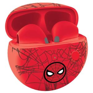 CASQUE AUDIO ENFANT LEXIBOOK - Ecouteurs sans fil Spiderman pour enfan