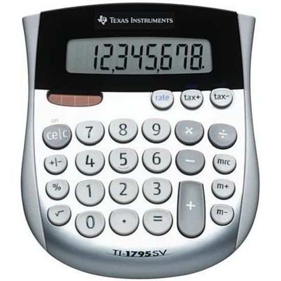 TEXAS INSTRUMENTS Calculatrice de Poche LEXIBOOK C12