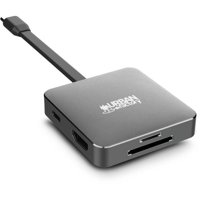 URBAN FACTORY - Mini station USB TYPE-C 100W (TCM05UF)