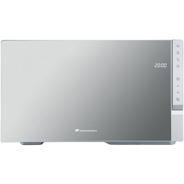 CONTINENTAL EDISON Micro-ondes - Cemo25ux - Inox - 1400 W - 25 L - 47,2 X 34,4 X 28 Cm