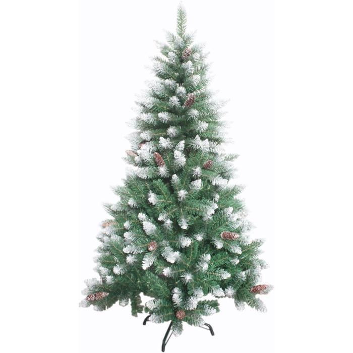 Sapin de noël luxe Roman 484 branches hauteur 165 cm vert Cdiscount