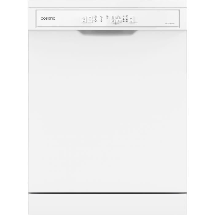 Lave-vaisselle pose libre OCEANIC - 13 couverts - 45 dB - Largeur 59,8 cm - 45 dB - blanc