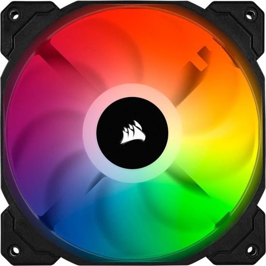 CORSAIR Ventilateur iCUE SP140 RGB PRO - Diamètre 140 mm - LED RGB - Single Pack (CO-9050095-WW)