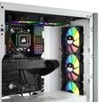 CORSAIR Boîtier PC iCUE 4000X RGB - Moyen Tour - Verre trempé - Blanc (CC9011205WW)-4