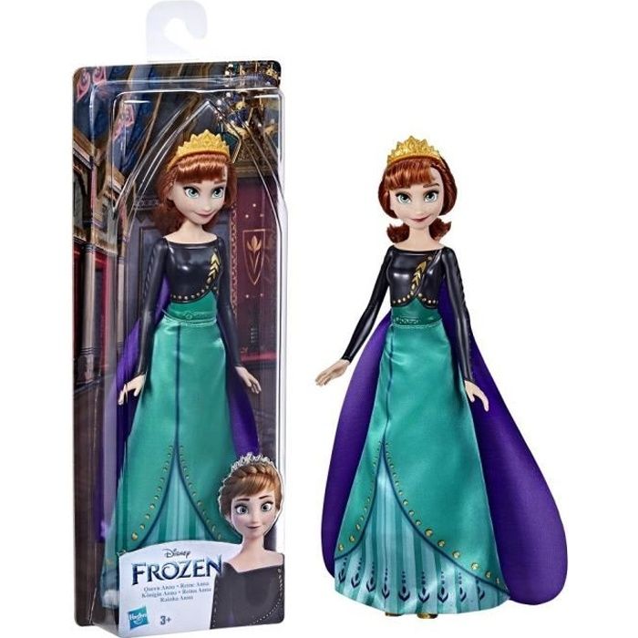 DISNEY LA REINE DES NEIGES 2 - Poupée mannequin Reine Anna - jouet pour enfants à partir de 3&nbsp;ans