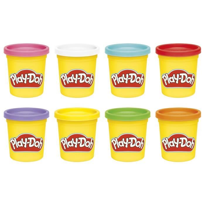 Pâte À Modeler Play-Doh G05135 – 8 Pots de 85 g Arc-en-Ciel