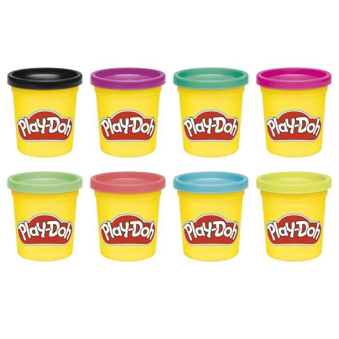 Pâte à modeler Play Doh Pack de 8 pots Modèle aléatoire