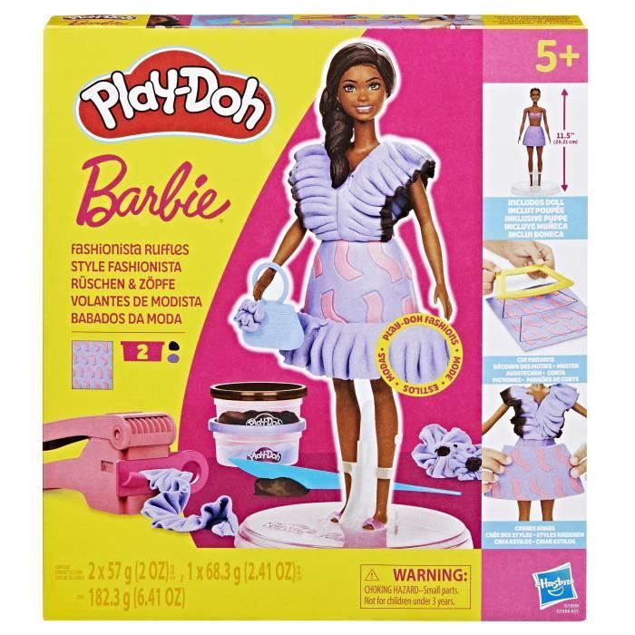 Play-Doh Barbie Style fashionista coffret de pâte à modeler