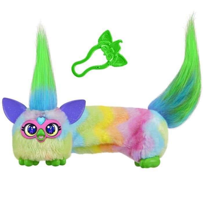 Furby DJ Furblets Can-Dee-Swirl Mini peluche électronique jouet pour enfant 45 sons et musiques dès 6 ans