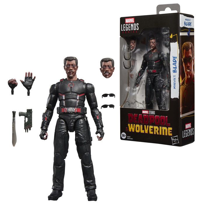 Deadpool & Wolverine Marvel Legends Figurine Blade 15 cm - vue 1