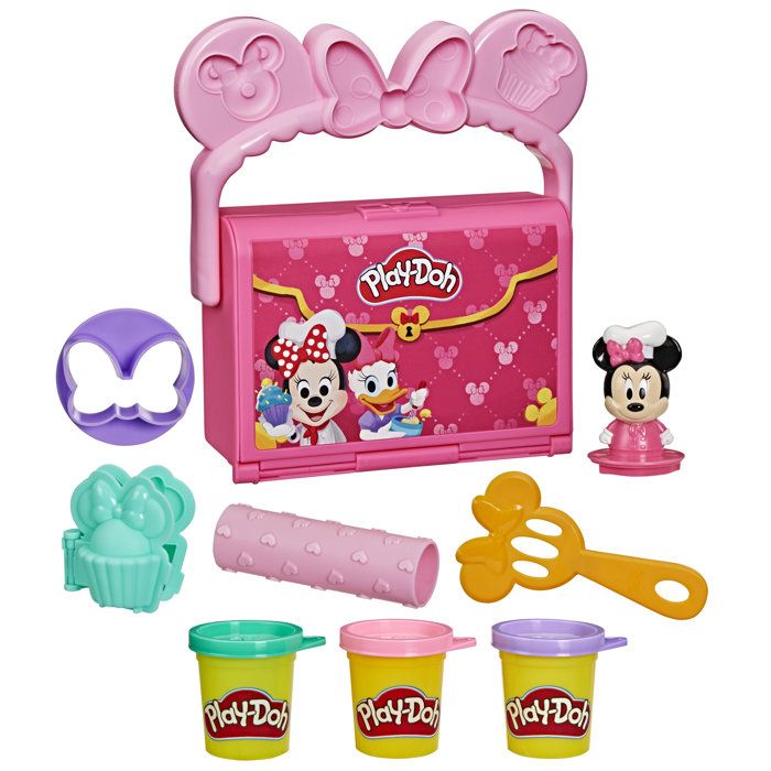 Play-Doh Disney Junior Ma pâtisserie avec Minnie Mouse pâte à modeler Mickey Loisirs créatifs préscolaires dès 2 ans