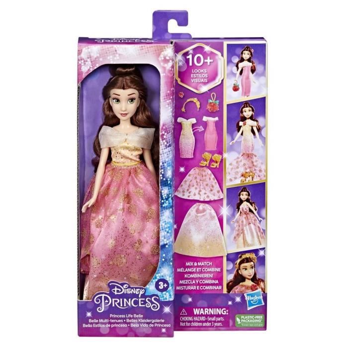 Disney princesses - poupée raya avec vêtements et accessoires - figurine -  3 ans et + Mattel