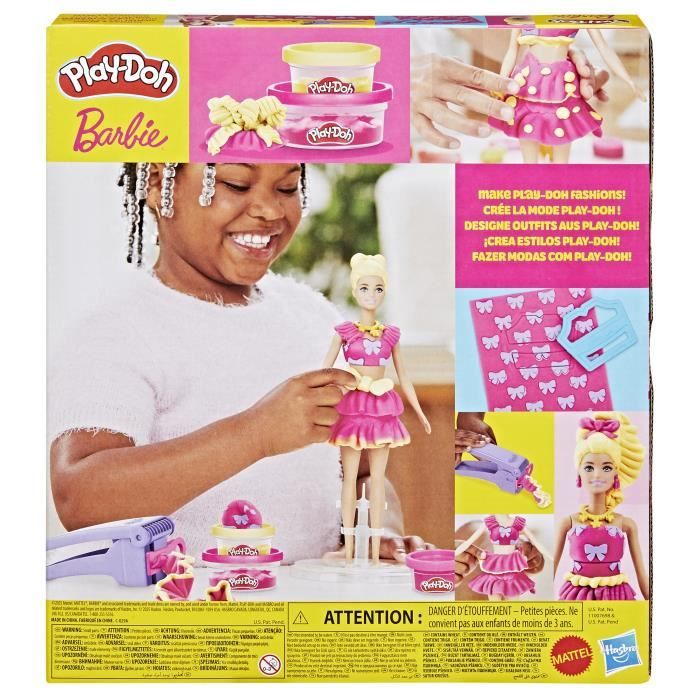 Play-doh Barbie Perles Et Noeuds, Recharges Pour Coffret De Pâte à Play-doh Barbie Perles Et Noeuds, Recharges Pour Coffret De Pâte à