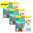 PAMPERS  Baby Dry Pants Taille 4 - 246 couches - Format Mega x3-0