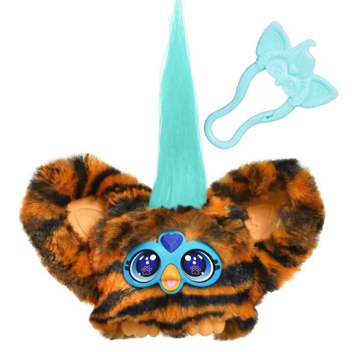 Furby Furblets Ooh-Koo Mini Ami, plus de 45 sons, musique rock et phrases en Furbish, peluches électroniques pour filles et garçons de 6 ans et plus, bleu et blanc