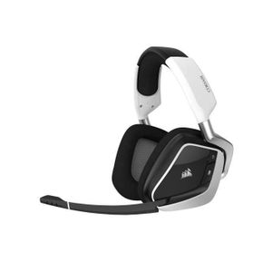 CORSAIR Casque Gamer VOID RGB ELITE - Sans Fil - Blanc (CA-9011202-EU) CORSAIR Casque Gamer VOID RGB ELITE - Sans Fil - Blanc (CA-9011202-EU)