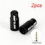 2 pcs montagne route vélo pneu pneu valve core remplacement valve core cap