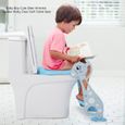 Pot Enfant Reducteur de Toilette WC Bébé avec Echelle Réglable Pliable Siège de Toilette Charmant Anti-dérap-0