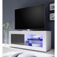 Meuble Tv Suspendu Blanc Laqué 140 Cm Meuble Tv Blanc Et Gris Laque Design Ariel 3 L 140 Cm Avec L 140 X