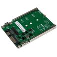 STARTECH Adaptateur SSD M.2 NGFF vers SATA de 2,5" - Convertisseur SSD M2 vers SATA 2,5 pouces-0